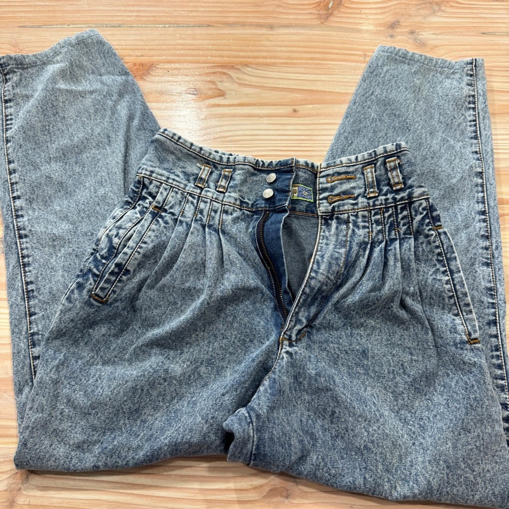 Vintage Acid Wash Jeans 5/6